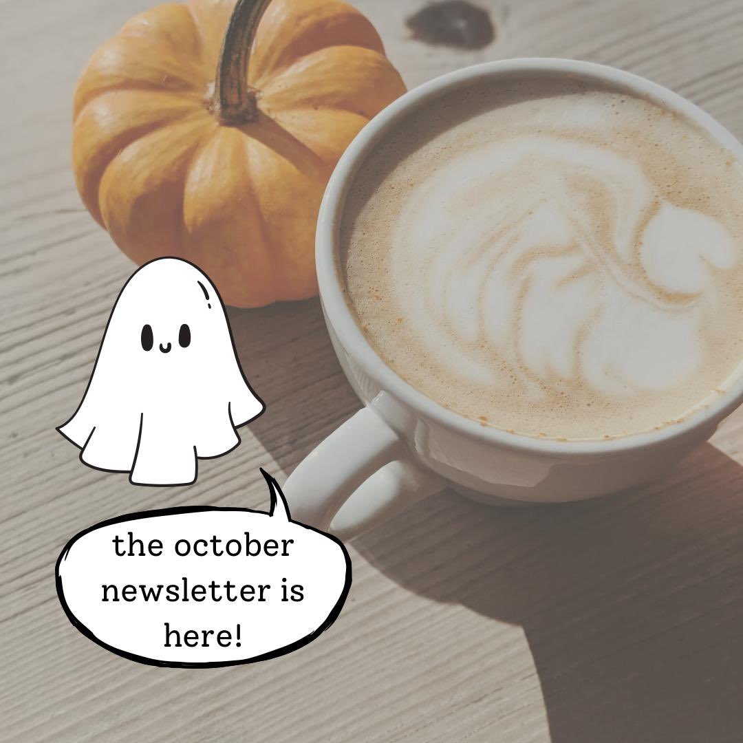 Hooray, it’s newsletter day! 

Our October newsletter is out now! Head over to our website to catch what we’ve been up to this month, including our very successful short story seminar, and Bone on the Beach launch events.