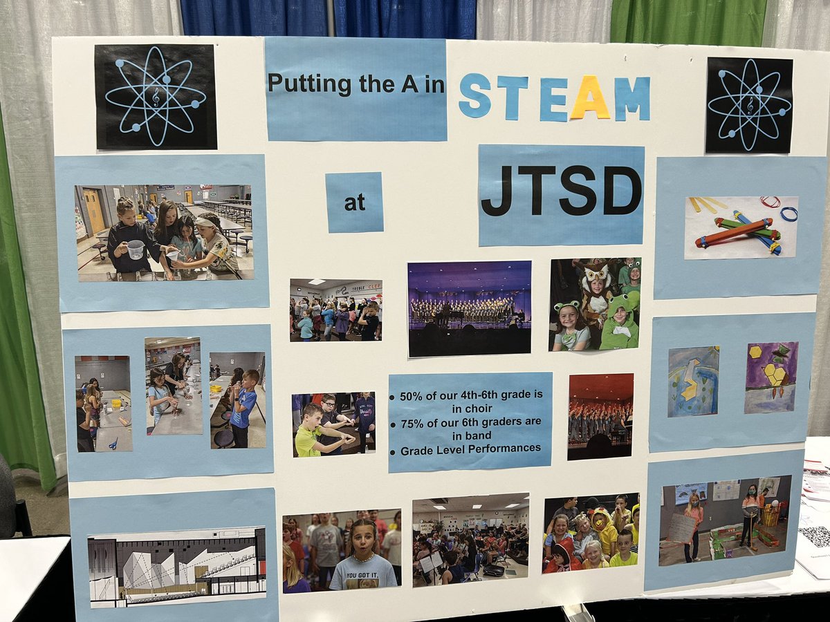 jtsdnixa's tweet photo. Representing at the @NSTA poster session! 🎶Putting the A in STEAM. #STEAMazing https://t.co/jzpPw1Ie2D