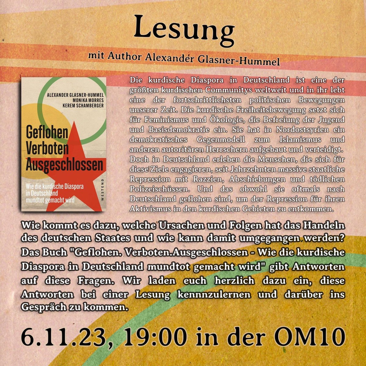 WomenDefendRoj1's tweet image. In Göttingen finden in den kommenden Tagen Veranstaltungen zum PKK-Verbot statt.
Schaut vorbei, leitet es weiter.
#pkkverbotaufheben
#womendefendrojava
#defendkurdistan