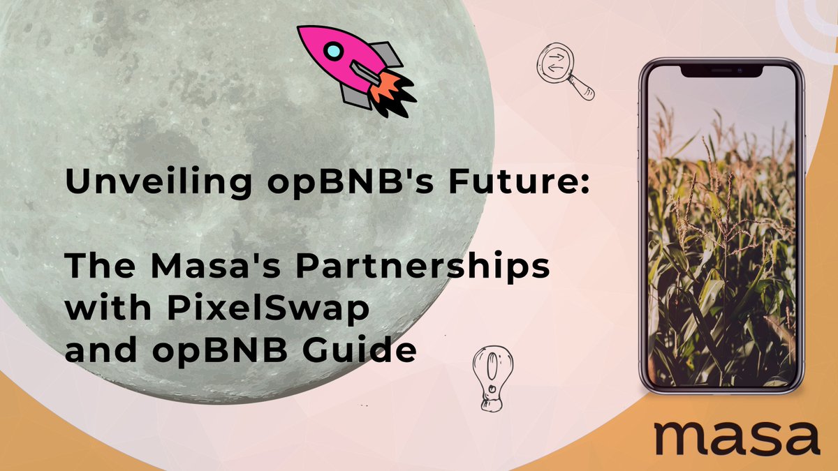 Olga58008361's tweet image. Exciting news! 🚀 
🌽Masa partners with @pixelSwapfi to bring the Pixel Soul Pass to the opBNB ecosystem. Discover exclusive perks and rewards in the fast-growing PixelSwap community. 
@getmasafi #Masa #PixelSwap #opBNB #BNB #BNBChain #SBT