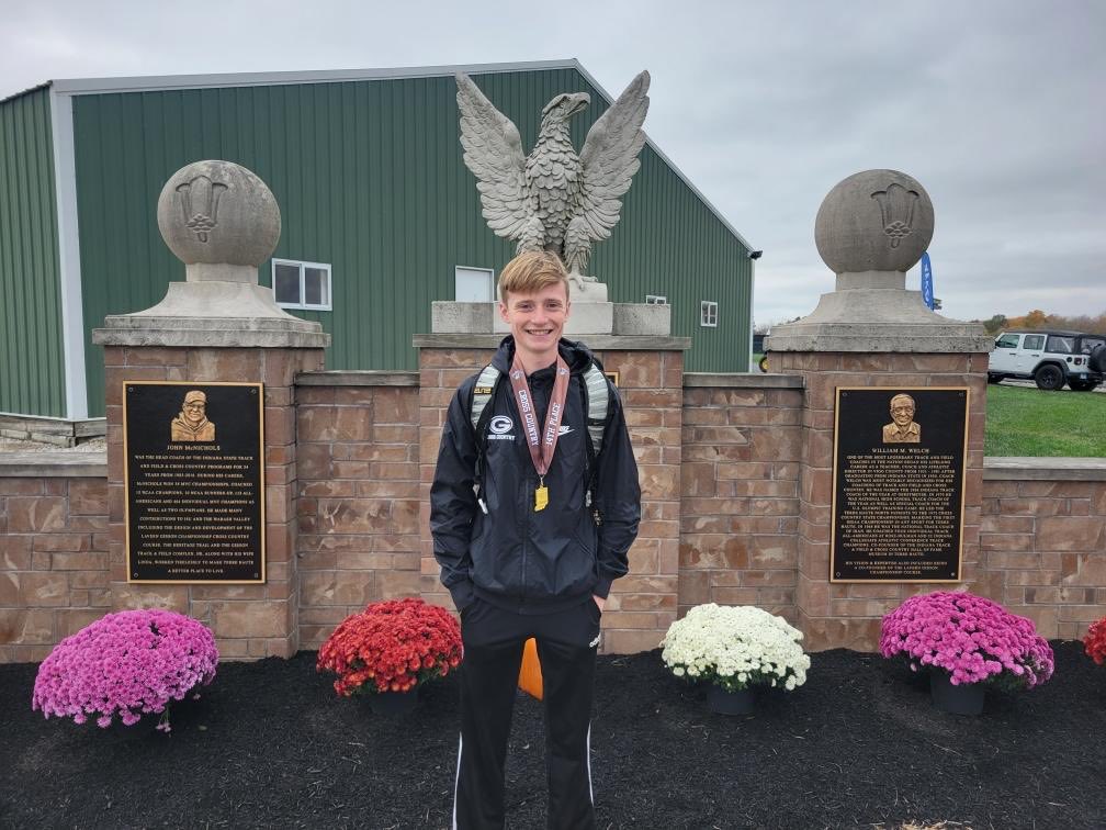 GHSTigerCubs's tweet photo. ALL STATE!!!!   Landon Miller finishes 14th at the STATE CC meet today!!!! https://t.co/gq0tcIxr5W