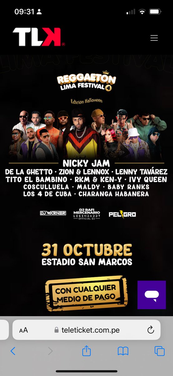 jcoco2515's tweet photo. Vendo dos entradas en zona norte a S/110 cada una, para el Festival del Reggaeton en el Estadio San Marcos este 31 de octubre https://t.co/AX5cPg7CHJ