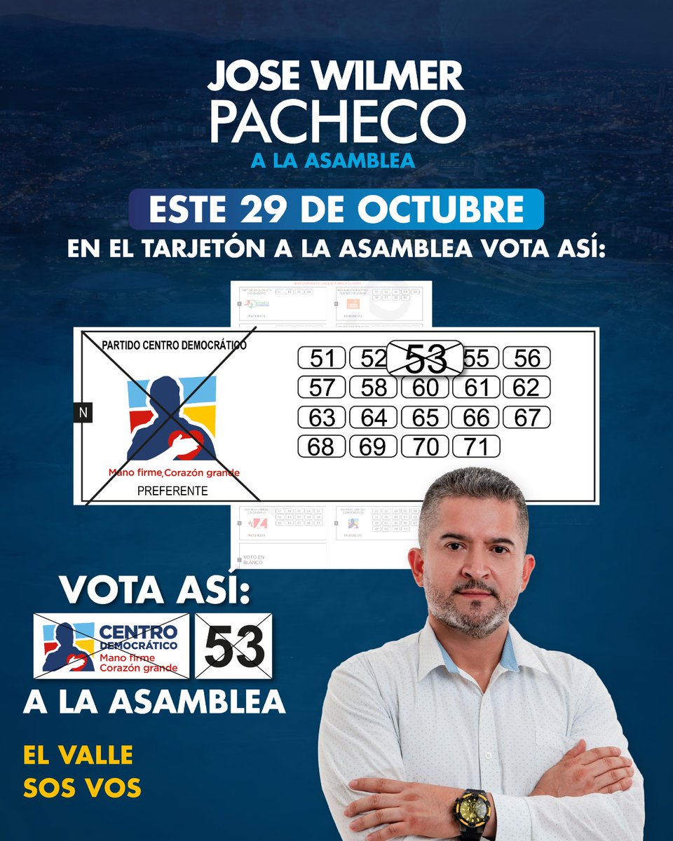 JoseWilmerPache's tweet photo. â Mano firme y un â€ïž grande
#CD53
#ElValleSosVos
âAsamblea del valle . https://t.co/QvJovdGyin