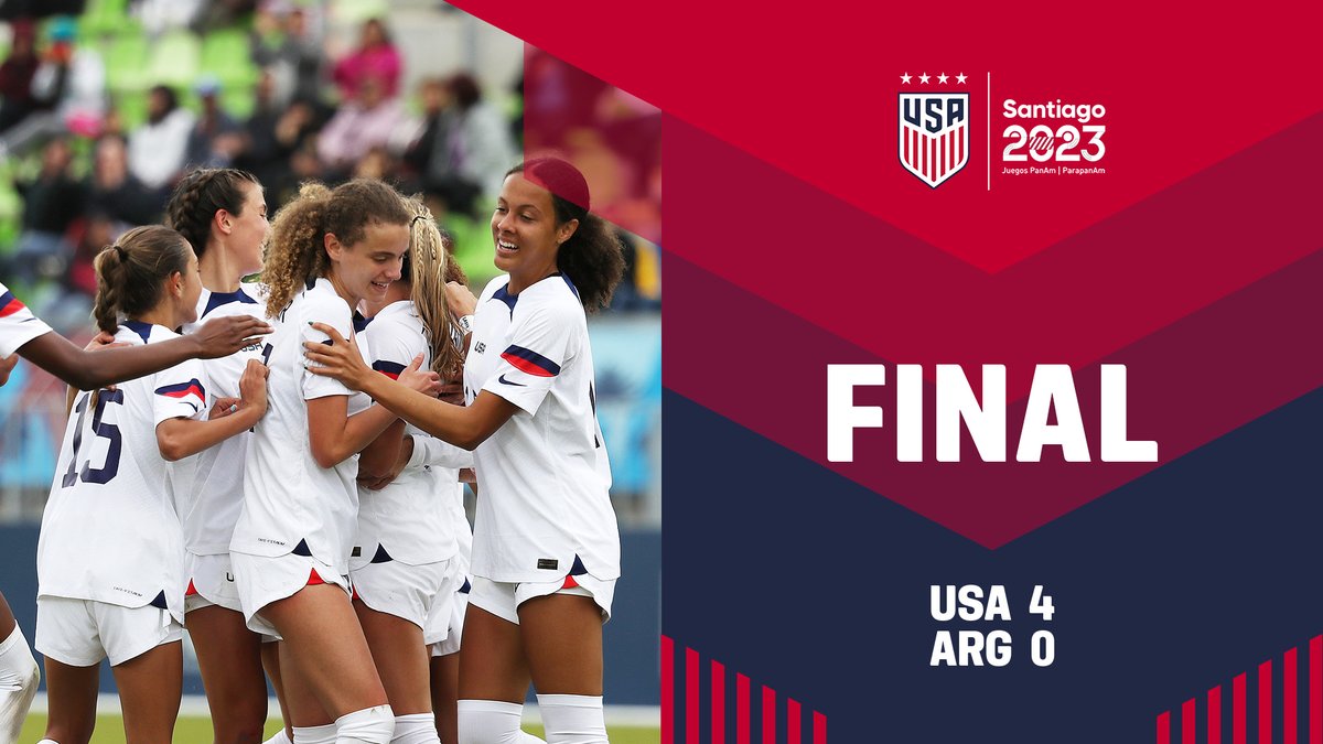 FT | Coming out of the group stage on top! Goals from Kendall Bodak, Charlotte Kohler, Amalia Villarreal and Grace Restovich 🎉

The #USWPAT is headed to the semifinals!