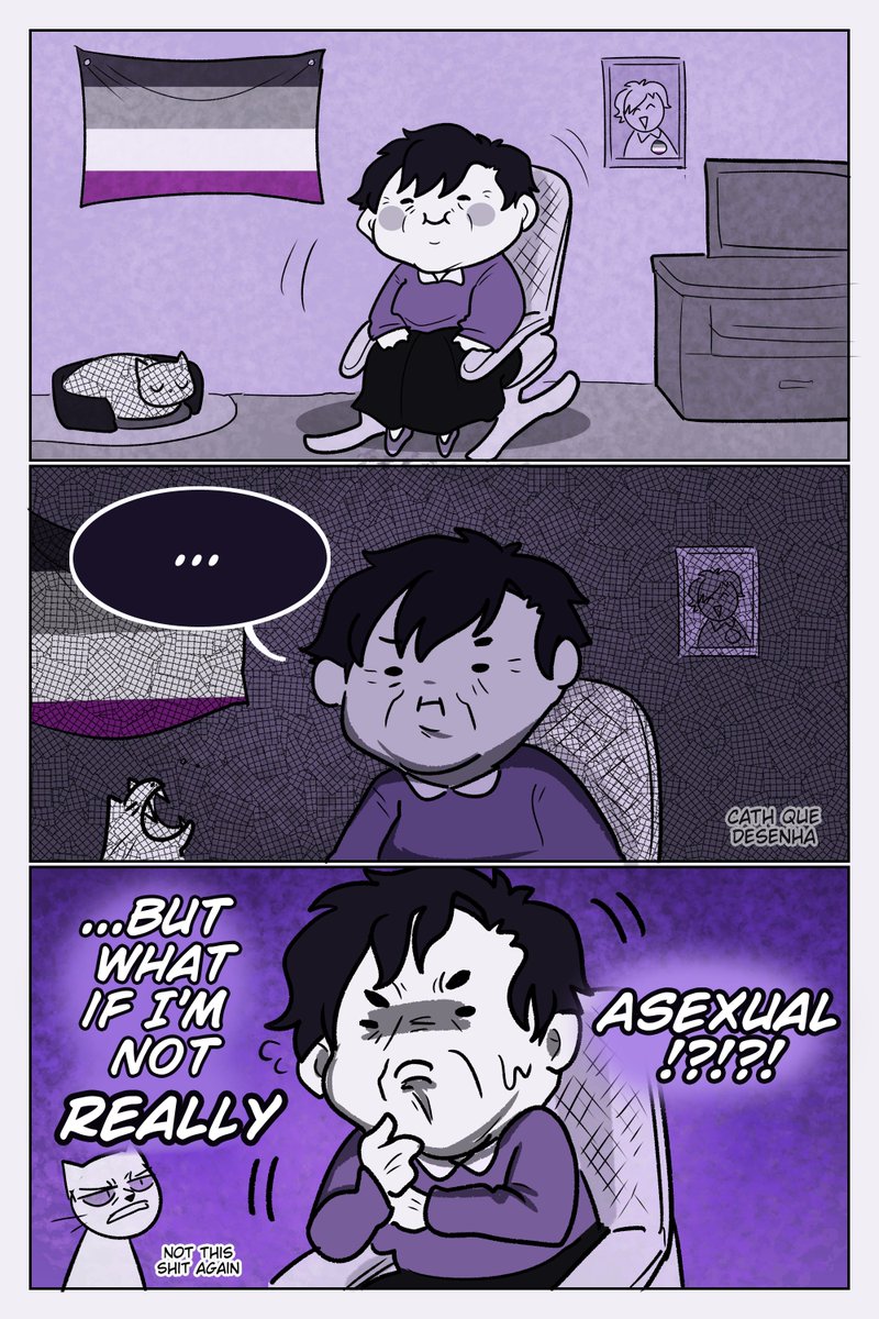 My last comic for Ace week 2023!! Tsym for all the support this year as well :D

#asexual #AceWeek2023 #acepride #asexualpride