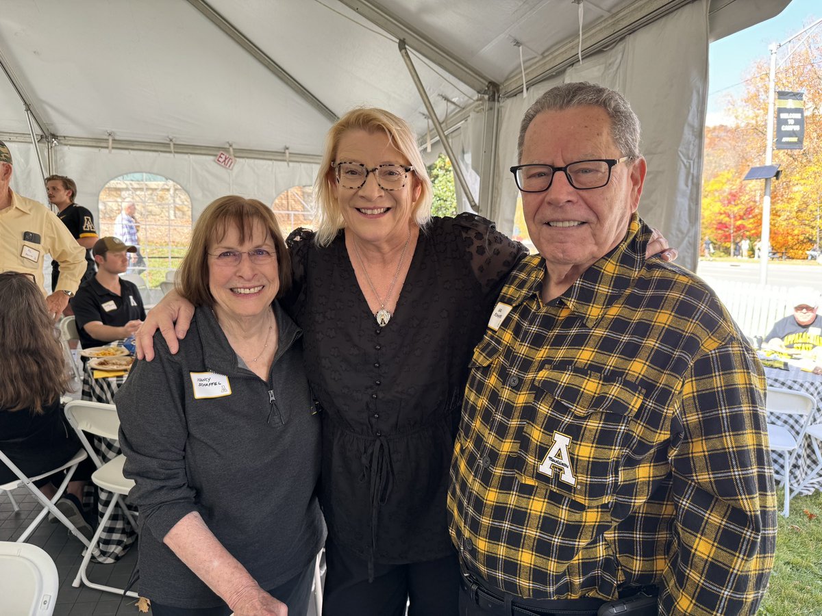 AppChancellor's tweet photo. Welcome to Homecoming! It's a special time on our campus, and weโre all looking forward to today's @appstate_fb game against Southern Miss. It's wonderful to have so many Mountaineers on campus today! #AppStateIsHome #RollNeers https://t.co/Mruf3Fiod6