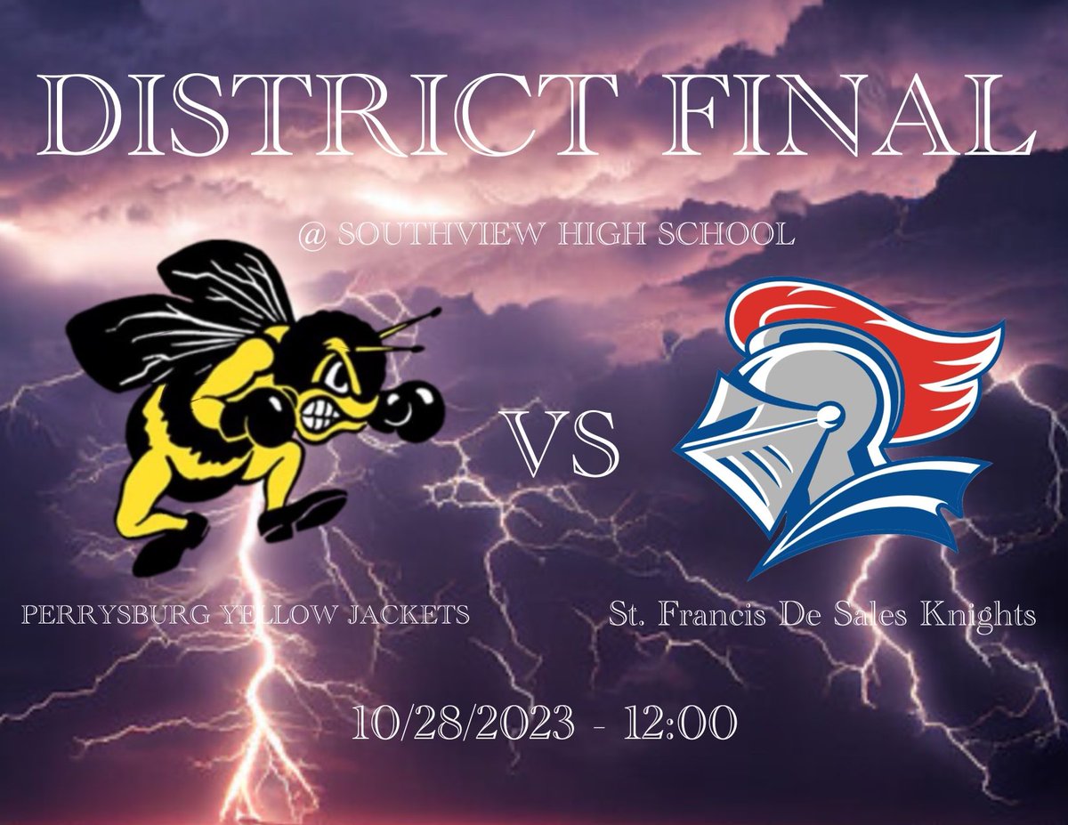 JacketsHSSoccer's tweet photo. Y’ALL KNOW WHAT DAY IT IS! Come out and support the boys today at noon for the district final showdown as we take on St. Francis! See you at the game 👊🏽 https://t.co/gYqcsBIGGc