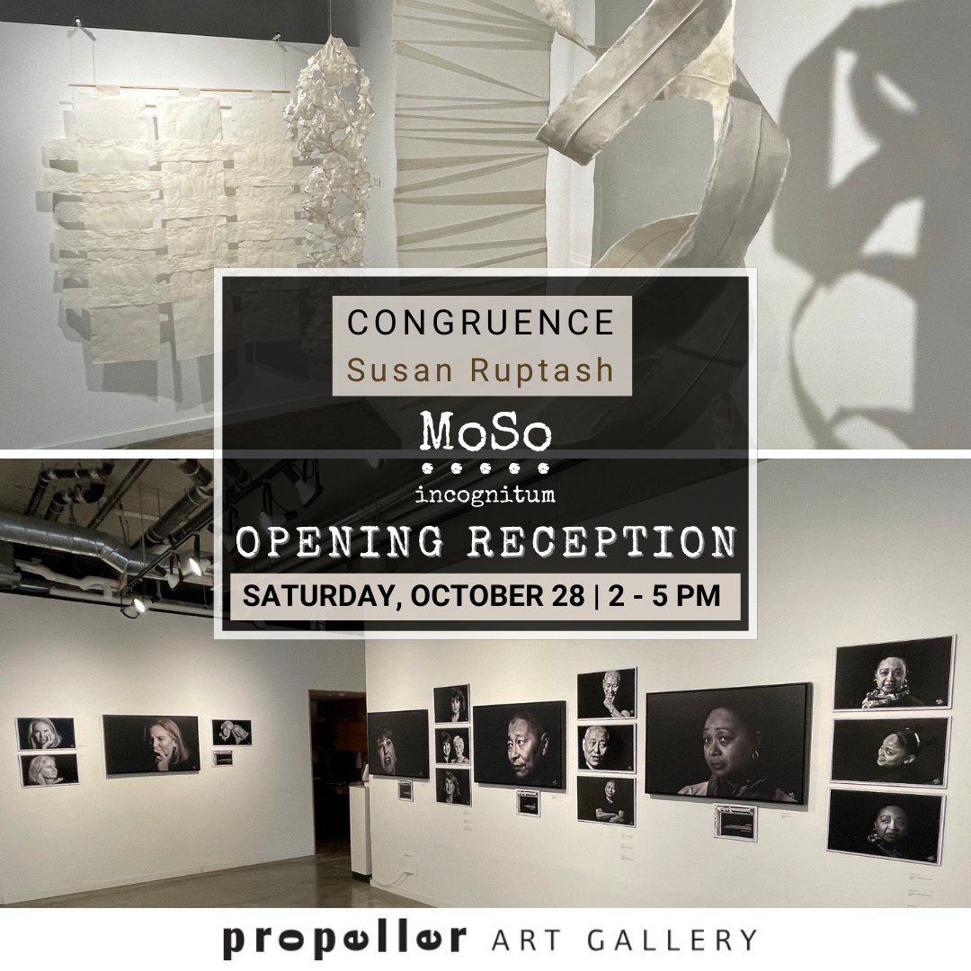 CONGRUENCE | Susan Ruptash | incognitum | MoSo
Now on at Propeller Art Gallery. Opening Reception today, Saturday, October 28, 2-5pm
propellerartgallery.com/exhibitions/co…
propellerartgallery.com/exhibitions/in…