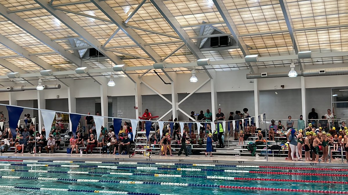 The TRICK OR TREAT MINI MEET has all the spooky sounds! Michael Jackson’s Thriller kicked it off. Every song is fitting. The swimmers are have a great time. The families are ready to cheer. This is gonna be a good one! <a href="/dcwave/">DC Wave Swim Team</a> <a href="/DCDPR/">DC Parks & Recreation #WhereFunHappens</a>