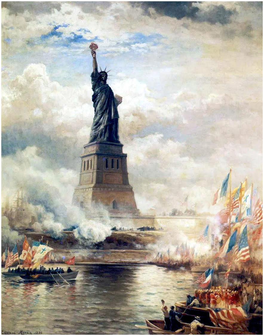 Joyeux anniversaire, Lady Liberty 🗽!

#OTD in 1886, in front of about one million New Yorkers, Auguste Bartholdi let down a French flag that had hidden the statue's face, and President Cleveland dedicated Lady Liberty as a sign of 🇫🇷🇺🇸 friendship.