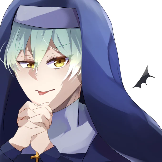 らとさん()の線画を 塗らせて頂きました～! 楽しかったです