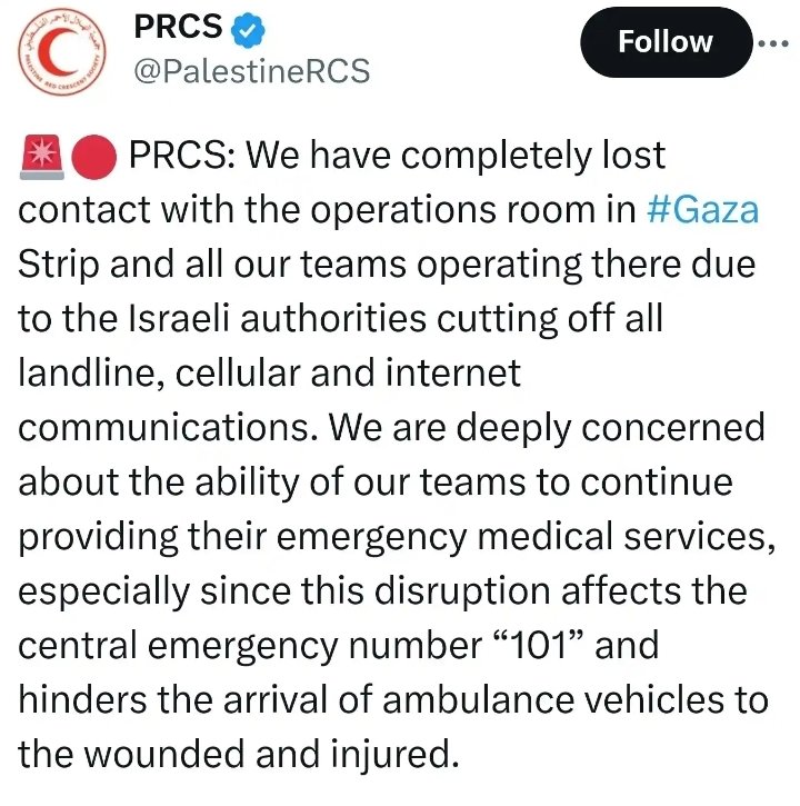 Akbarkhan78901's tweet image. Israel keep its bombardment activities in Gaza Strip with its heavy weapons, and cutting off their internet connection.
Now nothing is active in Gaza, no water, electricity, foods, Humanitarian aids, fuel, medicines, peace and many more.
#saveGaza.
#EndIsraeliAggression.