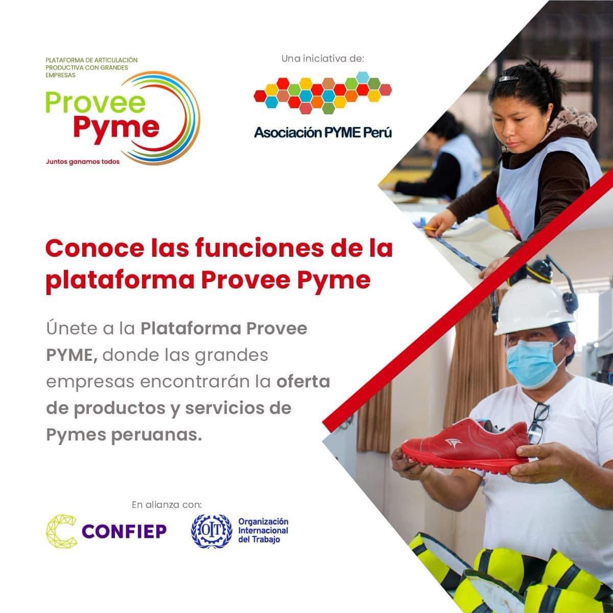 Asociacion PYME PERU (@pyme_peru) on Twitter photo 🙌 Sé parte de #ProveePYME, la plataforma que impulsa la articulación y desarrollo de proveedores #pymes peruanas. 🇵🇪 Trabajamos unidos para salir adelante. 🤝
#Alianza <a href="/PYME_Peru/">Asociacion PYME PERU</a>, <a href="/CONFIEP/">CONFIEP</a>, <a href="/OITAndina/">OIT Países Andinos</a>
Visita 💻 proveepyme.pe 🙌 Sé parte de #ProveePYME, la plataforma que impulsa la articulación y desarrollo de proveedores #pymes peruanas. 🇵🇪 Trabajamos unidos para salir adelante. 🤝
#Alianza <a href="/PYME_Peru/">Asociacion PYME PERU</a>, <a href="/CONFIEP/">CONFIEP</a>, <a href="/OITAndina/">OIT Países Andinos</a>
Visita 💻 proveepyme.pe