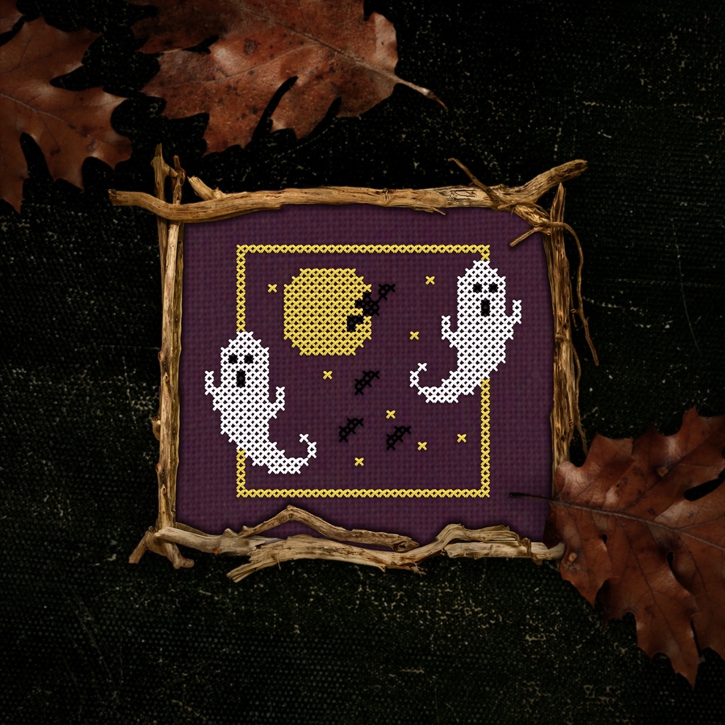 WildVioletCS's tweet image. Bats and playful ghosts come alive under the starlit moon in my newest cross stitch pattern. This is no trick, just a treat for those who love unique, handcrafted Halloween wonder! 🌙🦇👻

Pattern 👉 wildviolet.co/patterns/ghost…