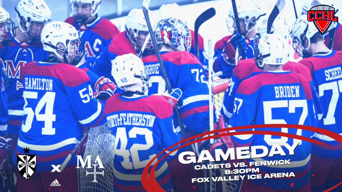 Marmion Athletics (@marmionad) on Twitter photo Cadets hockey returns to CCHL play today as Marmion will host Fenwick. 8:30pm puck drop at Fox Valley Ice Arena. Good luck! <a href="/CadetsHockey1/">Marmion Hockey</a> #WeAreMA #MakeItMarmion Cadets hockey returns to CCHL play today as Marmion will host Fenwick. 8:30pm puck drop at Fox Valley Ice Arena. Good luck! <a href="/CadetsHockey1/">Marmion Hockey</a> #WeAreMA #MakeItMarmion