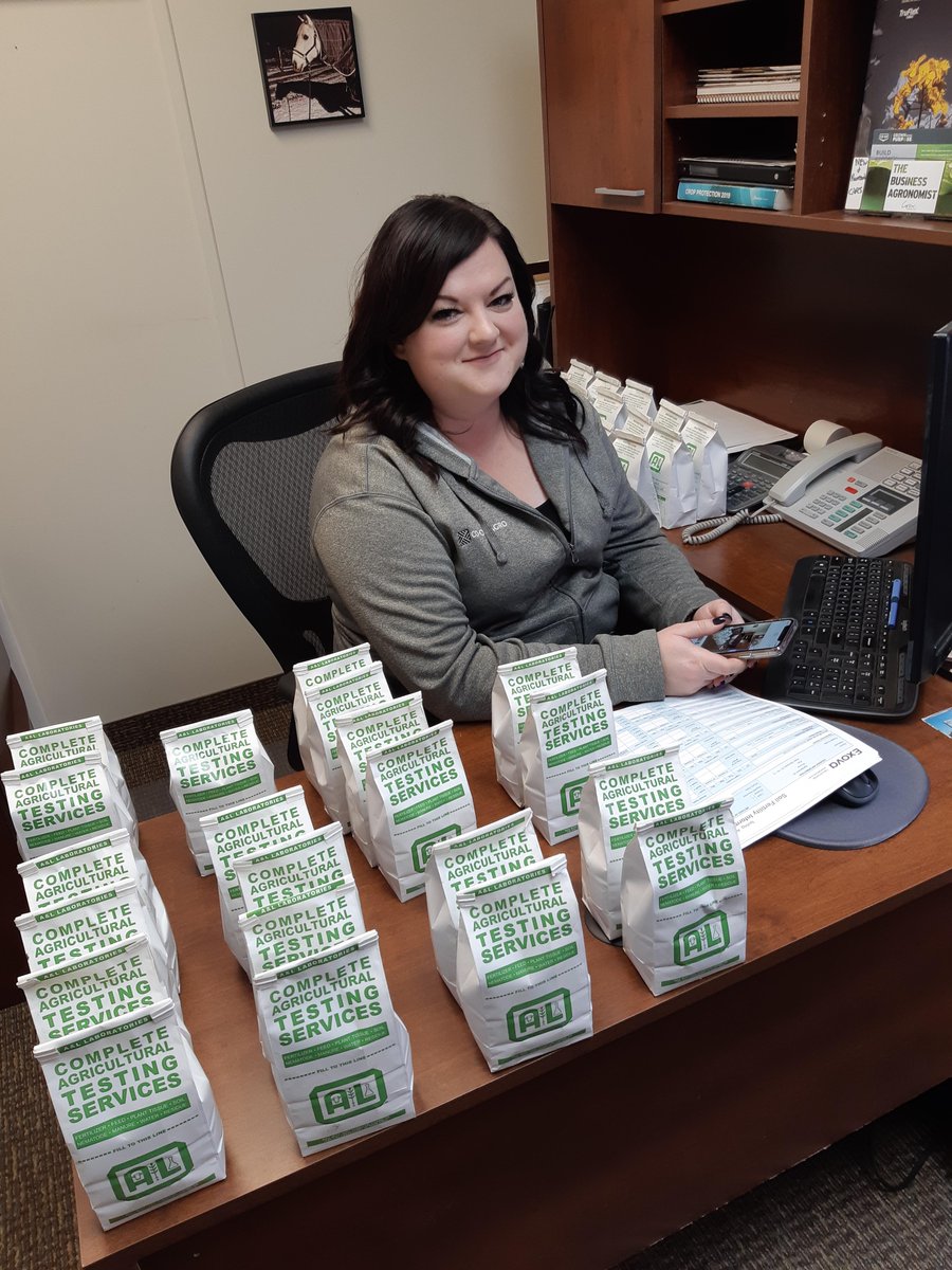 Our agronomy team is still hard at work processing soil samples for nutrient planning all winter long. Don't guess at what you will need for your next crop to be successful - TEST TODAY. Call 780-352-3359 for more information
