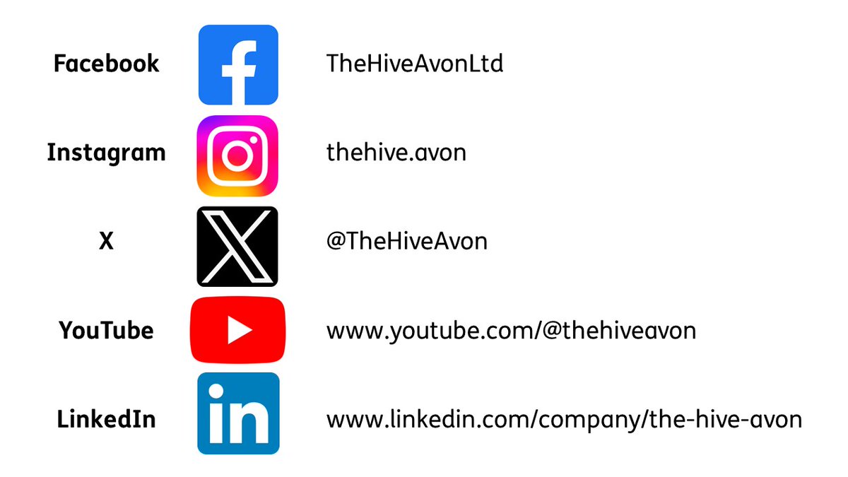 A reminder that we're not just on here! Here are all the places you can find us on social media.