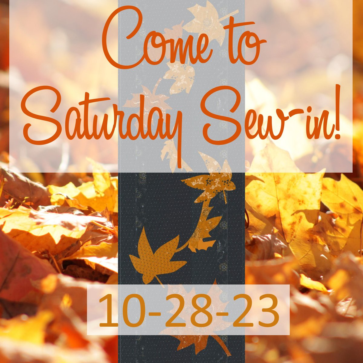 What are you working on? Today I'm not sewing but taking in the fall foliage. Come share what you're doing and make new quilting friends in my private Facebook group. ow.ly/oBye50z3dEy #inquiringquilter #saturdaysewin #saturdaysewing