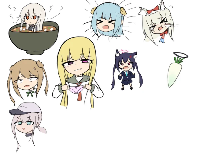 1人お絵描きチャットの成果。 まだまだ修行がいりますな。
