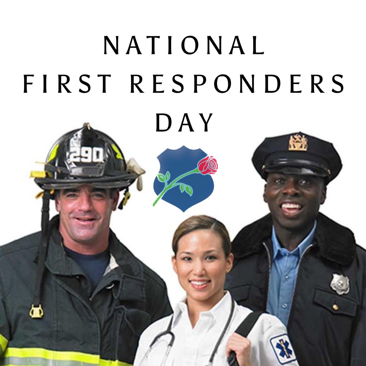 Today we honor the service and sacrifice of those answering the call in their communities. Thank you for your service!