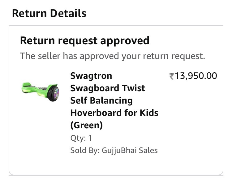 tejalgv's tweet photo. @amazonIN we placed an order for a hoverboard on 9th October. A cheap tampered clay parcel was delivered instead - complaints have been raised and 20 days and 2 pick up requests later, we still await for our money. 

Do you take our money, time, effort and emotions as a joke? https://t.co/4AfIv7V73z