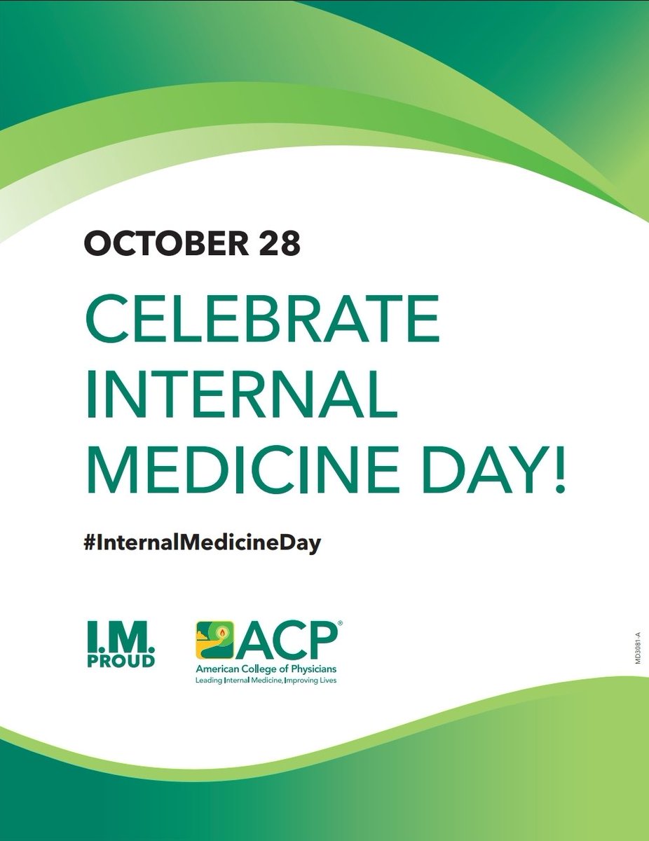 Today is #InternalMedicineDay  AND #NationalChocolateDay!
The perfect combination in my books of smarts & sweets 😆

. @ACPIMPhysicians 
#IMProud #IMPhysician