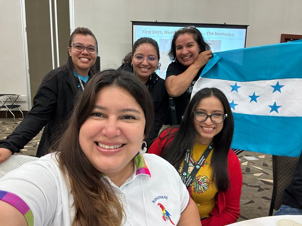 elenagonesp87's tweet photo. Ready to dive into groundbreaking discussions, innovative teaching strategies, and the future of education! 🇭🇳 ¡Honduras presente! #UnitingOurWorld 🌎 through global learning. #PLOrientation2023 #FallOrientation @ParticipateLrng @Dulce_DSuazo https://t.co/73UcnTGo8u