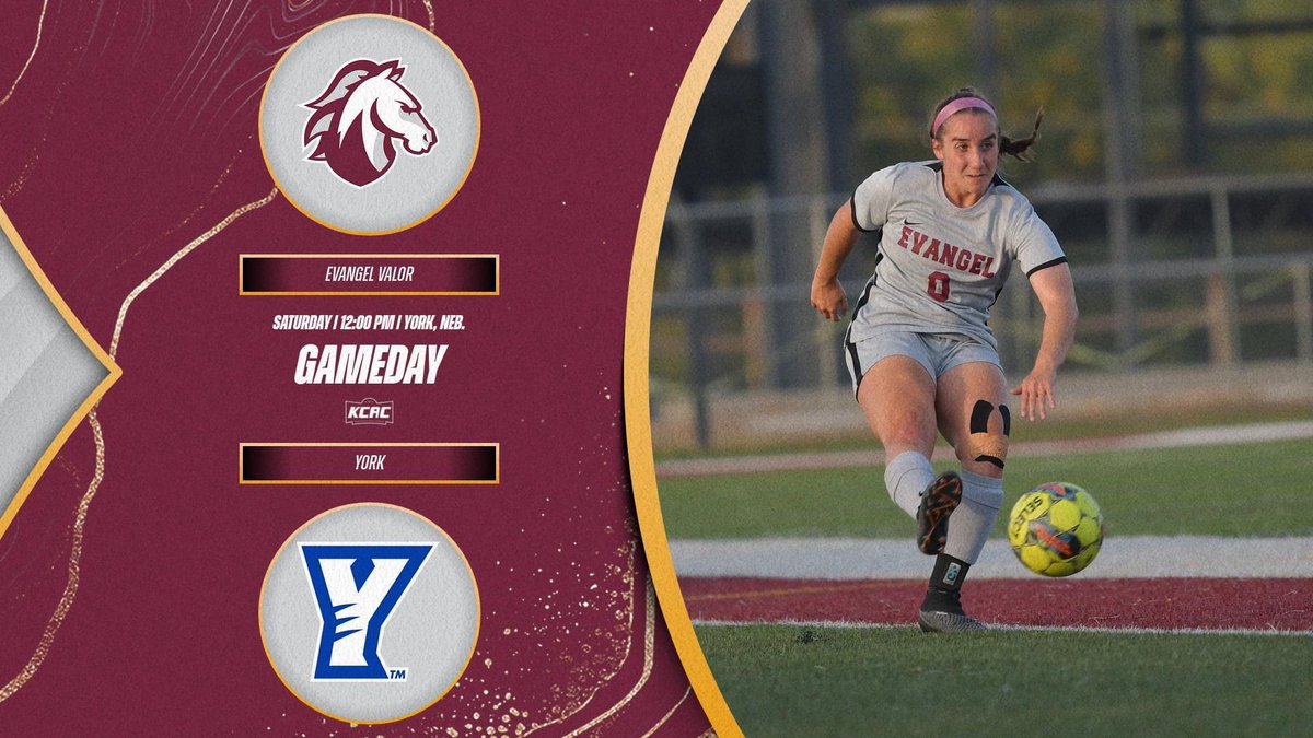 ⚽️W &gt; REGULAR SEASON FINALE 

📍: York, Neb.
🆚: York
📊: euathletics.com/oq2
🖥: kcacnetwork.com/evangel
#OneValor