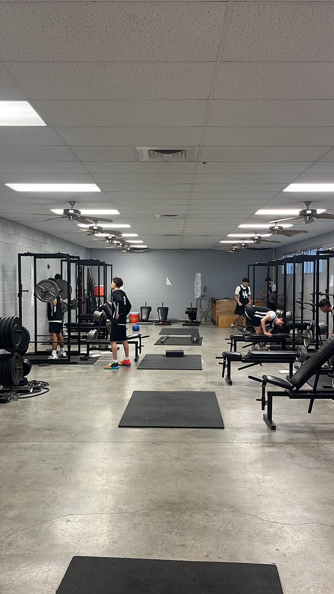 Basketball season is here. Saturday workouts let’s go. #Herdhoops