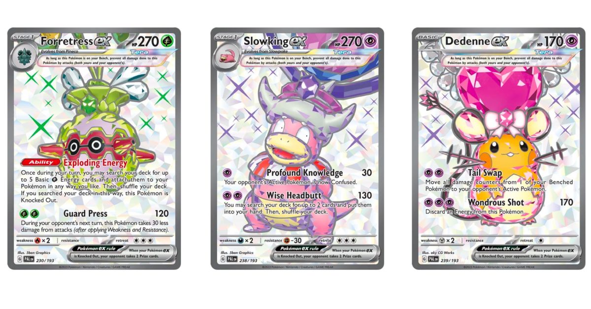 What is the different between Full Art #Pokemon ex cards and Tera Full Art  Pokmon ex cards in the Scarlet & Violet era of the #PokemonTCG?  https://t.co/eqq0qlX6Lf