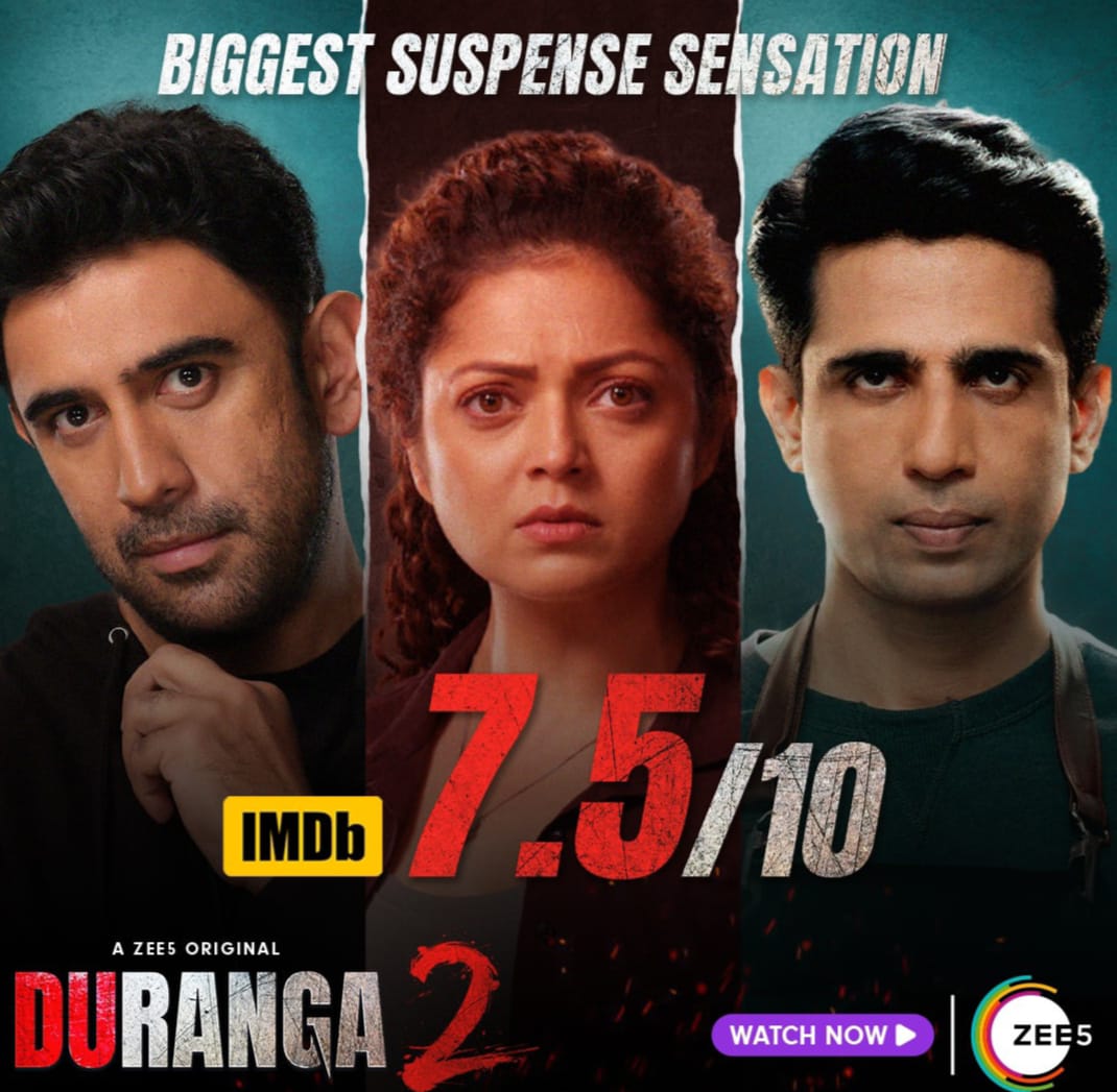 #AmitSadh's portrayal of a psychopath in #Duranga2OnZEE5 is bone-chilling. Will he ever face the aftermath of his deeds? @ZEE5India