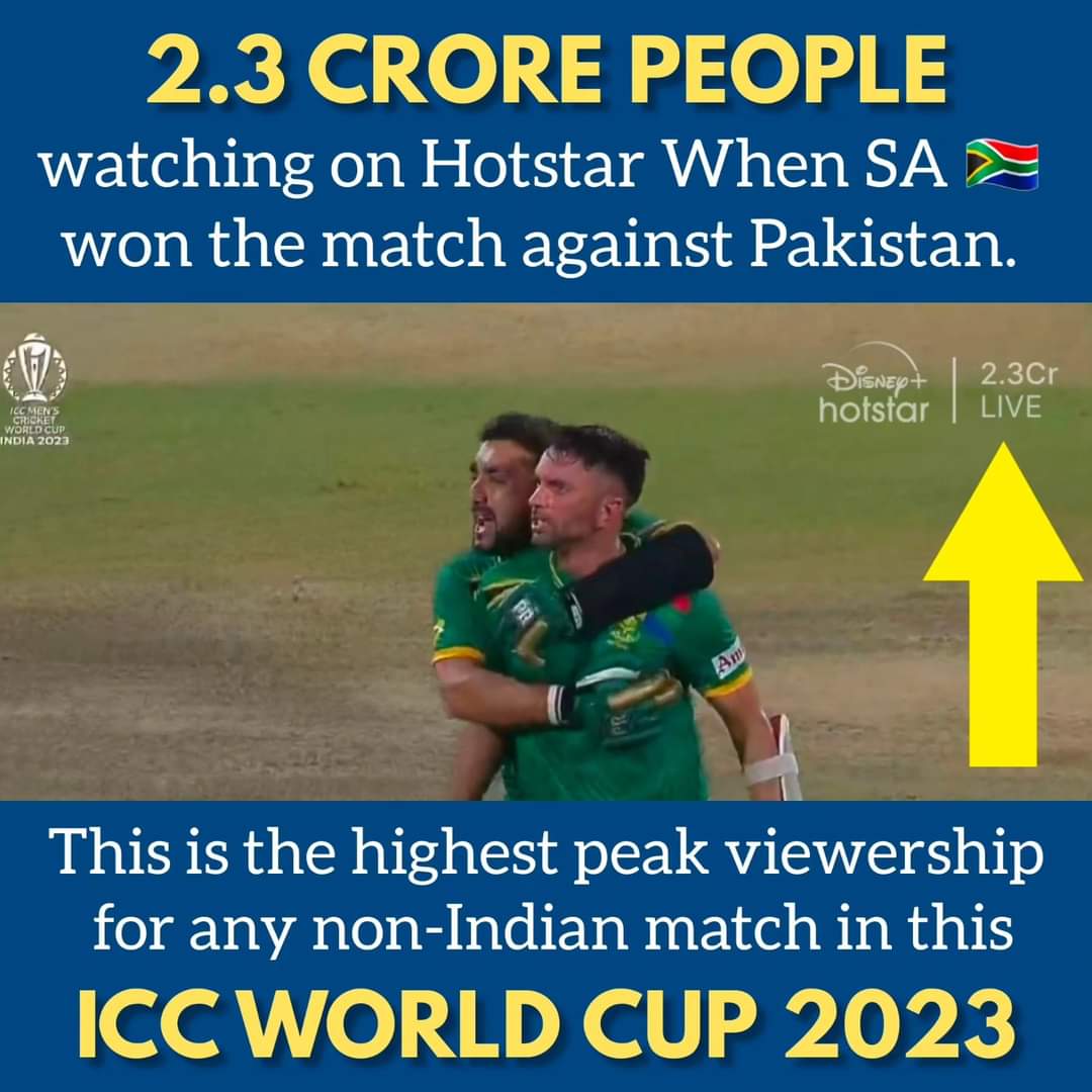 That was sensational 👏 🙌 !! And the match deserves !! #CafeCricket #PakVsRSA #CWC23