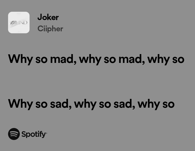 pawkeu's tweet photo. im so sad cuz i cant listening to ciipher song on the same way again https://t.co/oqUj8yDdYS