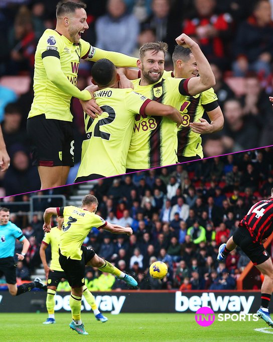 Taylor fires Burnley 1-0 in front of Bournemouth