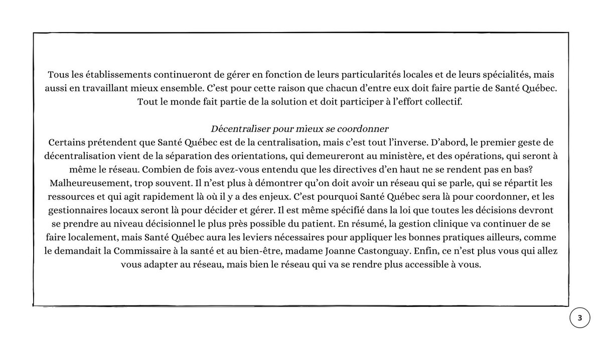 cdube2026's tweet photo. Le projet de loi no 15 est nécessaire pour un meilleur accès au réseau de la santé. 👇🏼 https://t.co/BzopY4Avrc