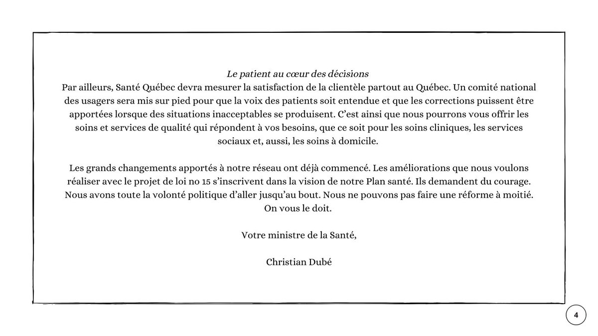 cdube2026's tweet photo. Le projet de loi no 15 est nécessaire pour un meilleur accès au réseau de la santé. 👇🏼 https://t.co/BzopY4Avrc