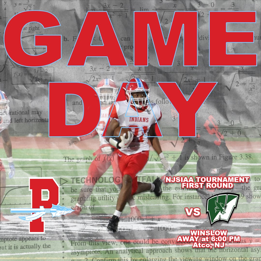 PennsaukenAD's tweet image. NJSIAA First Round
Football vs Winslow
AWAY at 6:00 PM
Atco, NJ

#CODERED