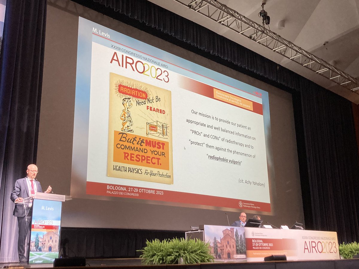 Can’t agree more with Mario Levis’ wise take-home message on how to deal with clinical decision-making in HL! Great session at #AIRO2023 @MarioLevis82