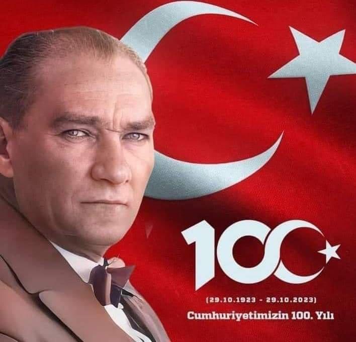 Cumhuriyetimizin 100. yılını kutluyoruz! 🇹🇷

#29EkimCumhuriyetBayramı #CumhuriyetBayramımızKutluOlsun #CumhuriyetinYüzüncüYılı