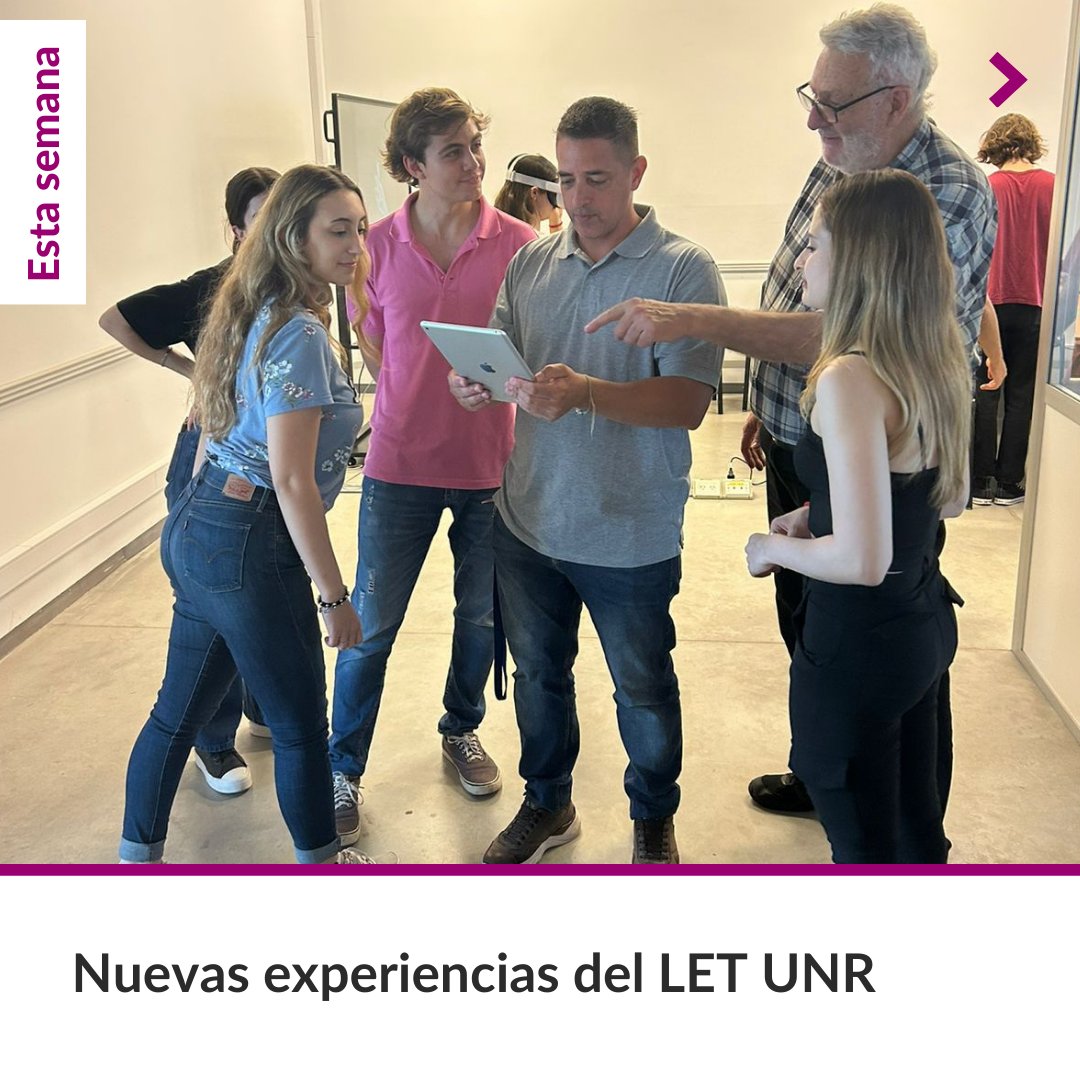📌 Jornada de Experimentación en Realidad Virtual, Realidad Aumentada e Inteligencia Artificial del LET junto a la cátedra de Tecnologías para la comunicación turística en el edificio de UNR INNOVA.