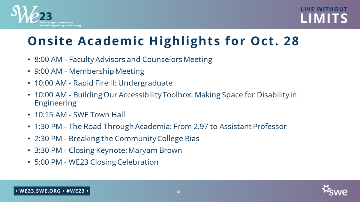 SWE WomenInAcademia tweet media