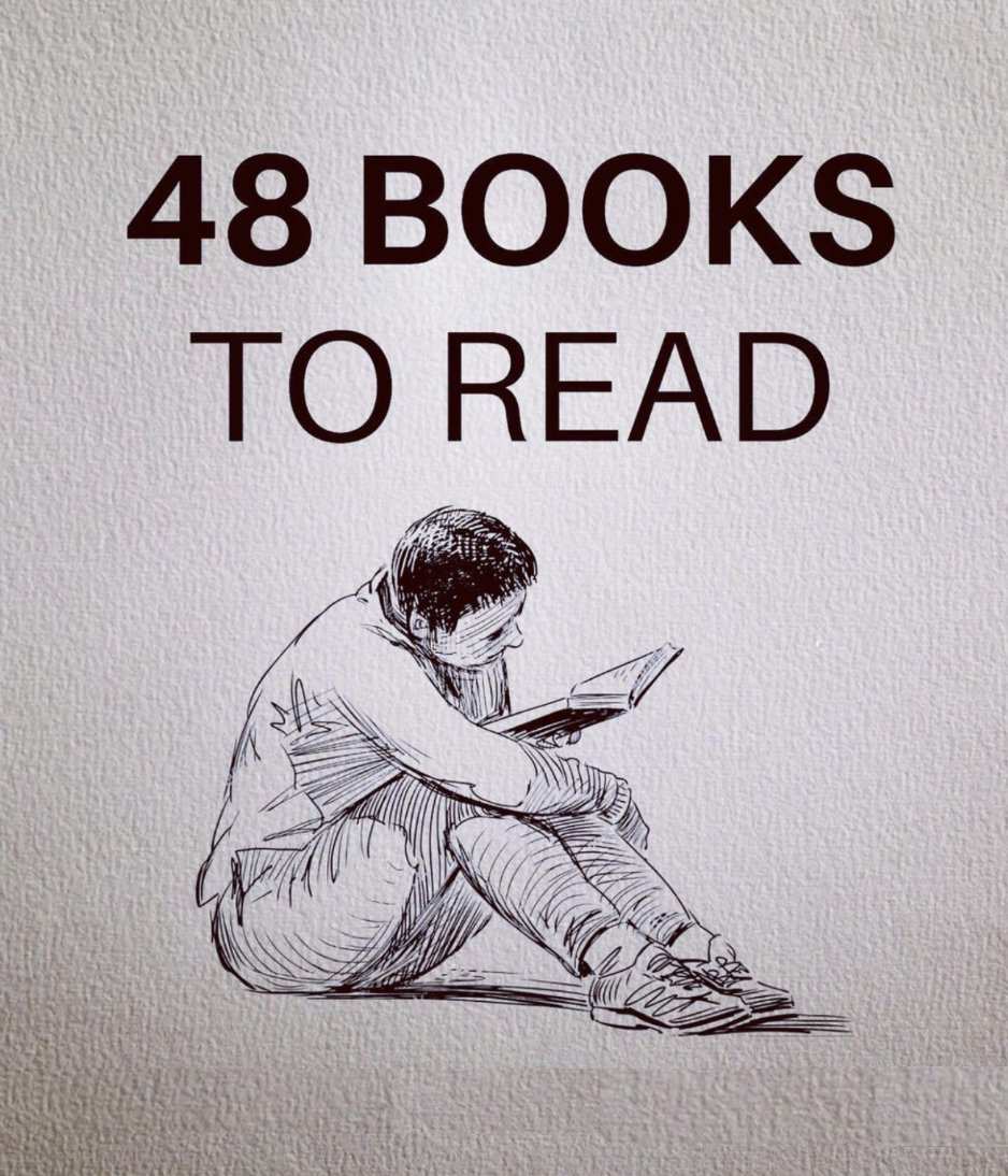 overmind01's tweet image. 48 Books Everyone Should Read: