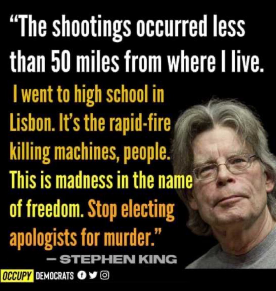 kangaroos991's tweet image. Who’s with Stephen King? 🙋‍♂️