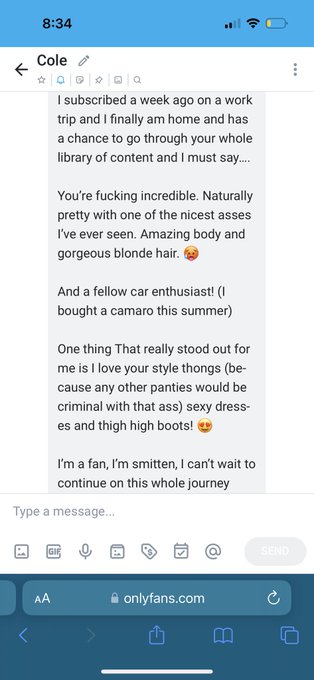 I love this 🥰🥰🥰 getting so much love on my pages 🙈 https://t.co/sIcMJkTZBn