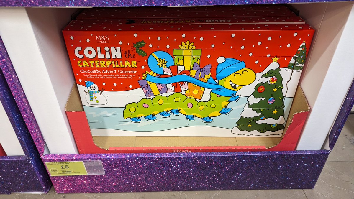 One for the Colin the Caterpillar fans 🐛