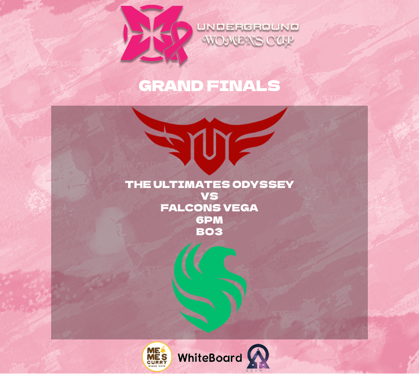 UGSeries's tweet photo. GRAND FINALS 🏆

@TheUltimatesgg vs @FalconsEsport 

Who you got as your first ever UWC champions?

LIVE https://t.co/fZrE3WkGJm
#UGseries https://t.co/mwPZMdornA