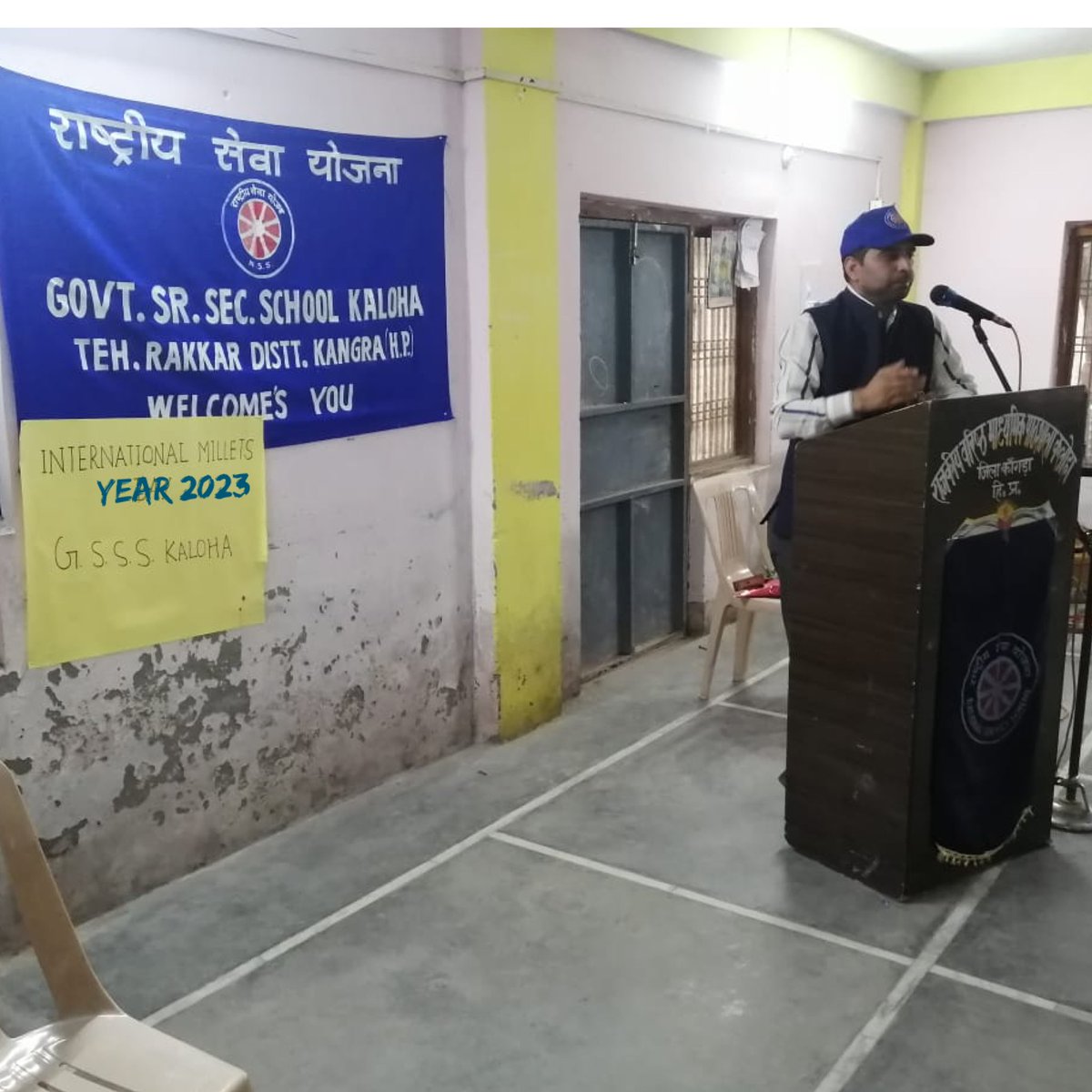 NSS UNIT GSSS KATHOG (@nssgssskathog) on Twitter photo NSS PROGRAM OFFICER RAJNISH KUMAR <a href="/rajnish111239/">RAJNISH KUMAR</a> of NSS UNIT GSSS KATHOG interacted with volunteers of GSSS KALOHA and made awareness about benefits of millets in reference of celebrating International Year of Millets 2023 .
<a href="/NSSRDChandigarh/">NSS RD Chandigarh</a>
<a href="/_NSSIndia/">NSS India</a> NSS PROGRAM OFFICER RAJNISH KUMAR <a href="/rajnish111239/">RAJNISH KUMAR</a> of NSS UNIT GSSS KATHOG interacted with volunteers of GSSS KALOHA and made awareness about benefits of millets in reference of celebrating International Year of Millets 2023 .
<a href="/NSSRDChandigarh/">NSS RD Chandigarh</a>
<a href="/_NSSIndia/">NSS India</a>