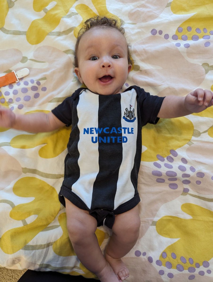 My Second Grandbaby is ready for the Toon today! She's all smiles! 🖤🤍🖤🤍  @PLinUSA #MyPLMornings #WOLNEW
