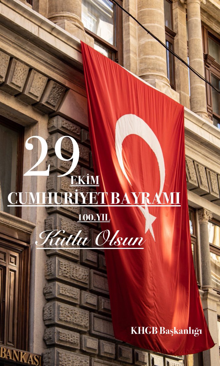 Muskhgb's tweet photo. Cumhuriyetimizin 💯. yaşına ulaşmanın gururuyla, geleceği aydınlatmak için birlikte ilerliyoruz 🇹🇷

Cumhuriyetimizin 💯. Yılı Kutlu Olsun 🇹🇷 https://t.co/0DzBwTmCkZ