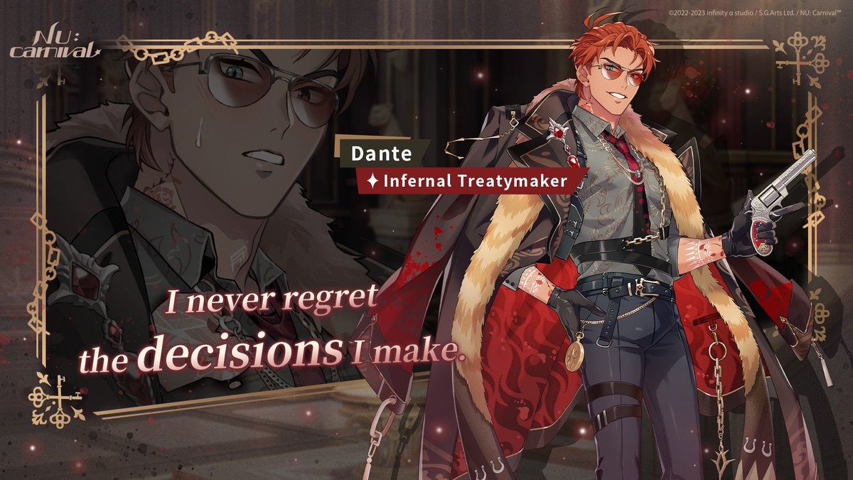 nucarnival_br's tweet photo. [Infernal Treatymaker | Dante]

No caminho para casa após uma noite inebriante, Dante acidentalmente ouve Eiden falar enquanto dorme, descobrindo que não é o único a esconder seu passado. A única solução para eliminar essa barreira entre eles é...

#NUCarnival #BloodSecret #Dante https://t.co/NYyh08DvbX
